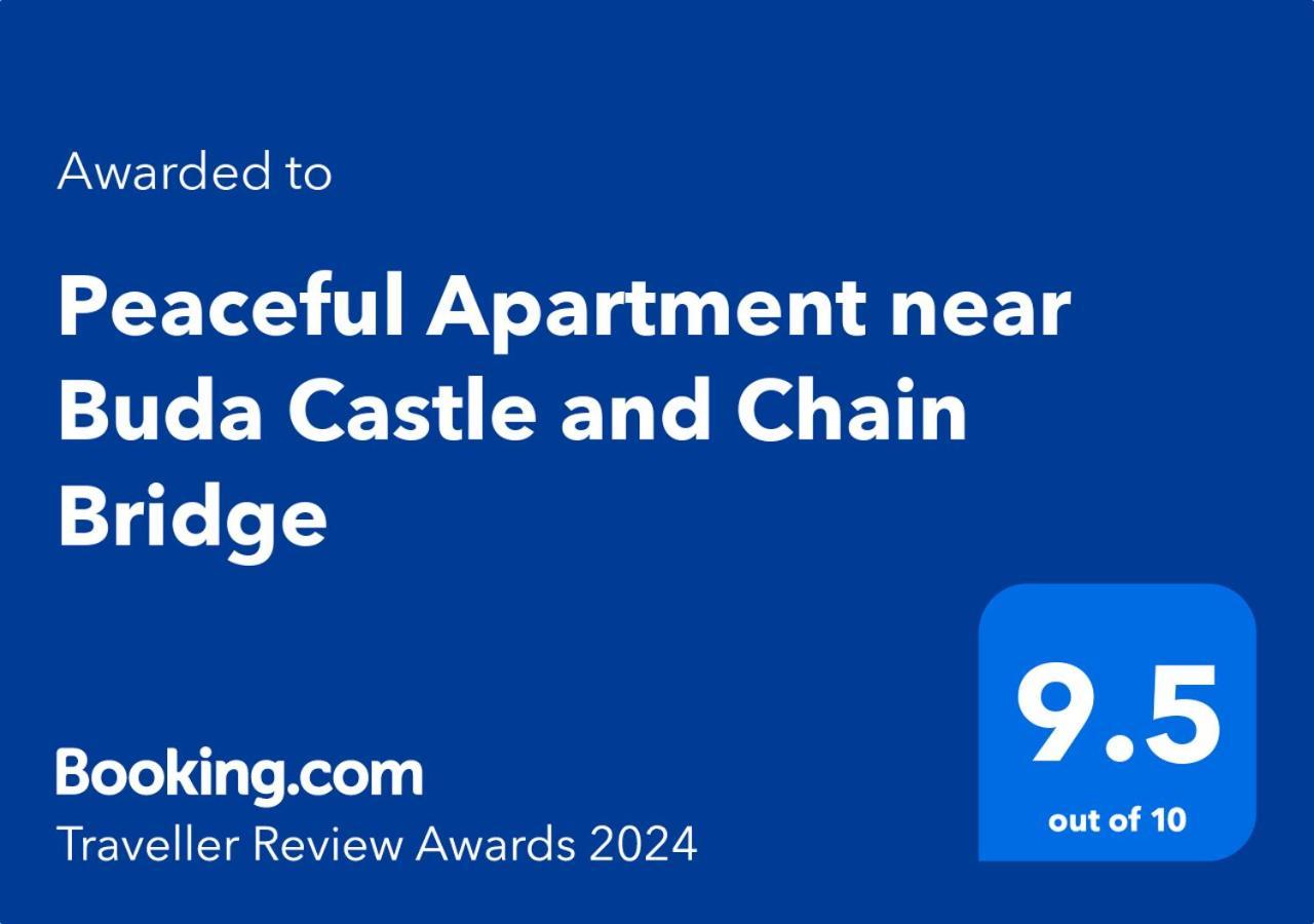 Peaceful Apartment Near Buda Castle And Chain Bridge Budapest Eksteriør billede